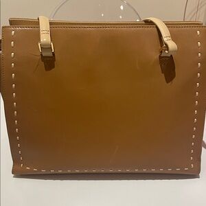 Etienne Aigner Brown Genuine Leather Shoulder Bag